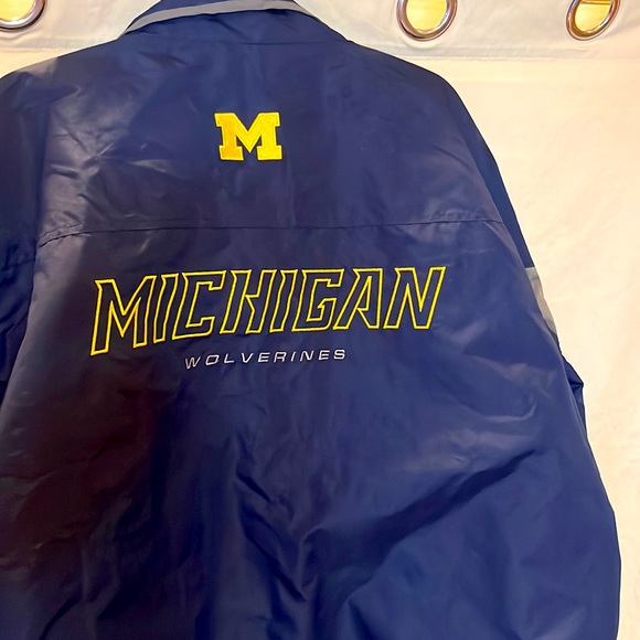 Men’s Franchise Club Men’s University of Michigan Reversible Baseball Zip Up-XL - Picture 3 of 12